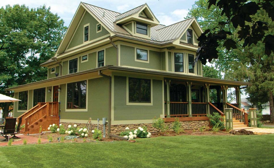 Exterior of newly renovated Lincoln Way Inn