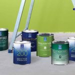 lineup of sherwin williams high-performance coatings, including zero VOC, Emerald, Pro Industrial, ProMar 200, SuperPaint, and Rejuvenate
