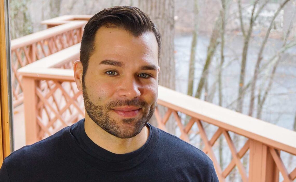 Dan Cavagnaro at the helm of his own company, Golden Boys Painting