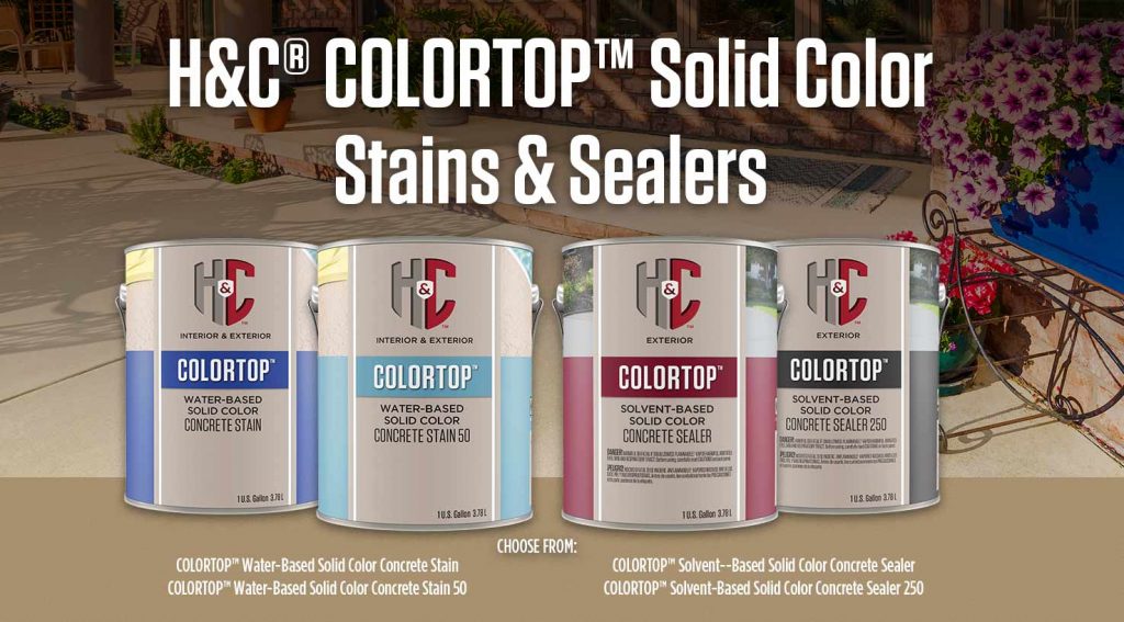 H&C Colortop contrete sealers