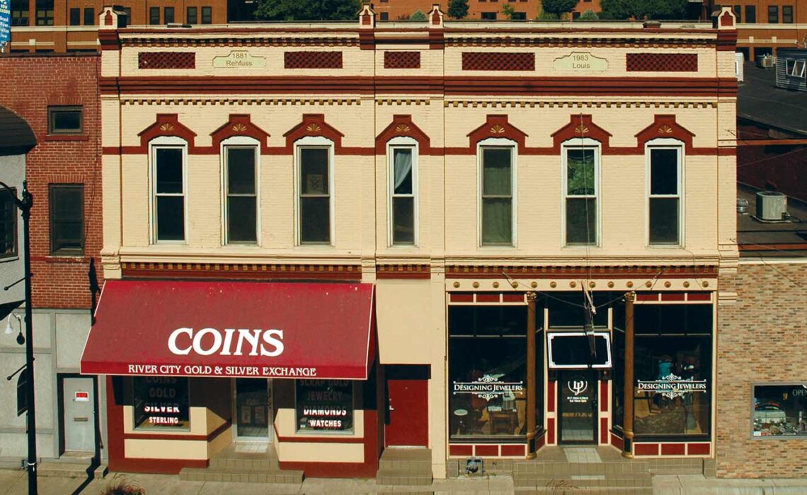 The historic Frederick Rehfuss Building in LaCrosse, WI, renovated by local contractors