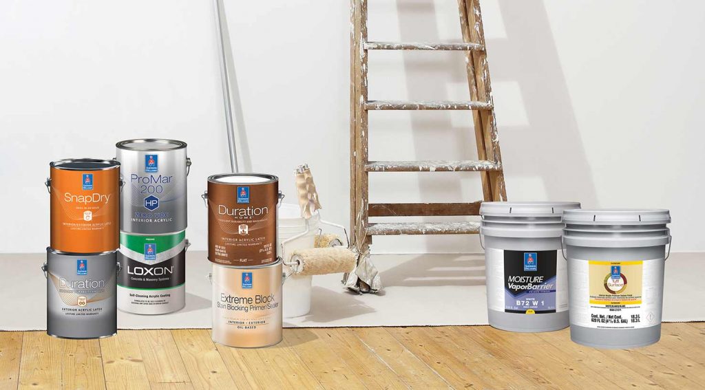 New 2018 products and line extensions of Sherwin-Williams coatings