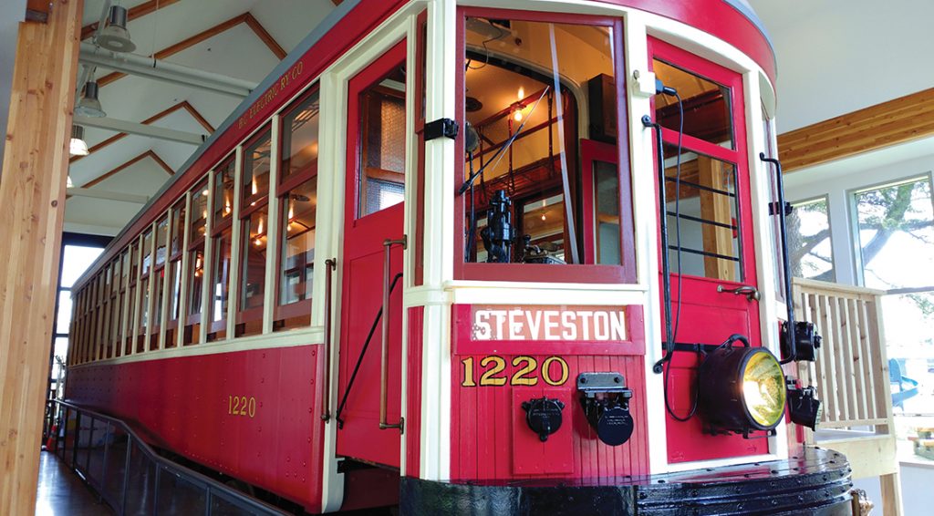 No. 1220 tram car restoration by the City of Richmond