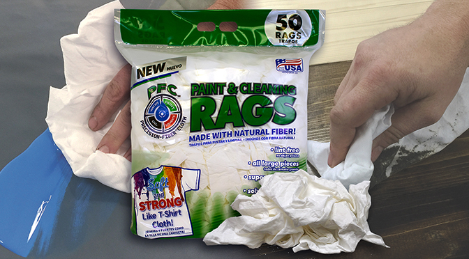 Precision-Fiber® Cloth (PFC®) Paint & Cleaning Rags