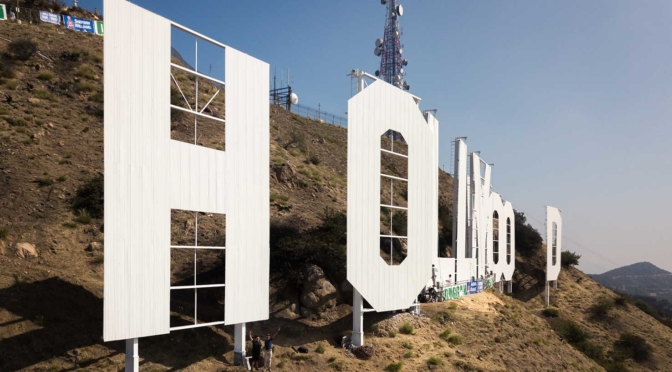 Jobsite Journal: Keeping Crews Safe and Productive on the Hollywood Sign Repaint