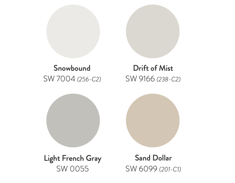 Commercial Colormix® colors: delicate tints