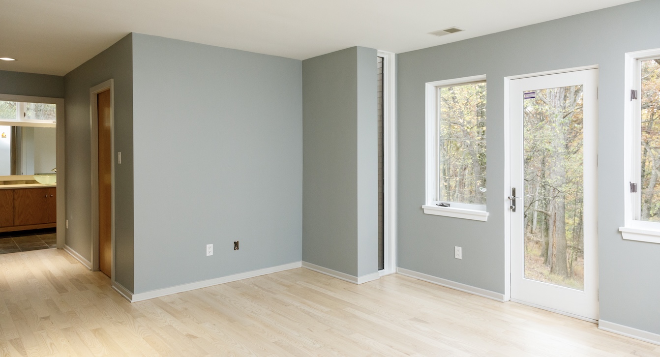 Wexford PA home interior painted with Duration Home and Emerald Urethane Trim Enamel