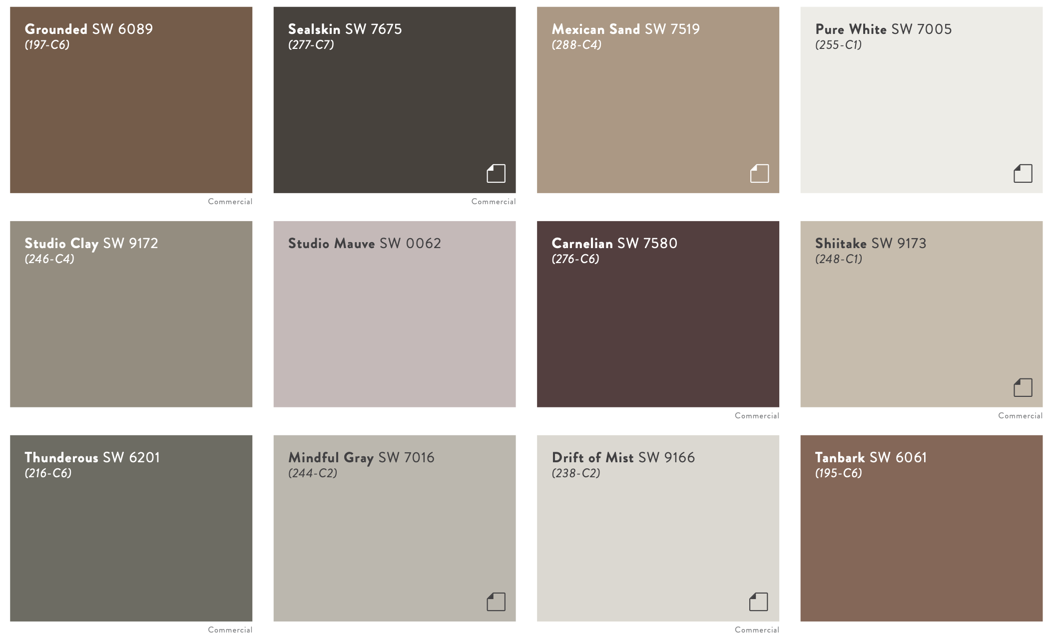 Chrysalis palette colors in 2025 Colormix Forecast