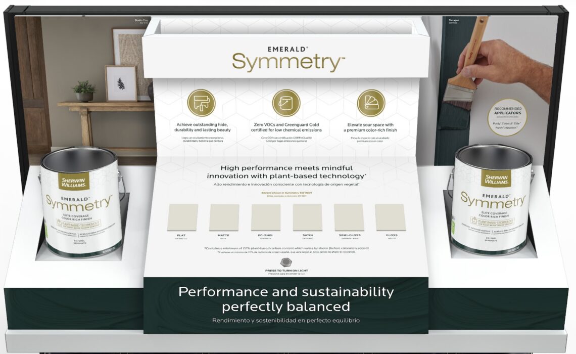 Emerald Symmetry store display