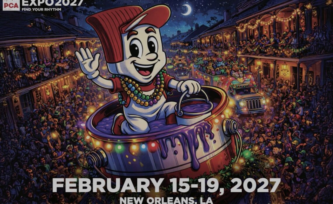 Promotional art for 2027 PCA EXPO